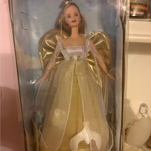Barbie Gold and White Angel Doll